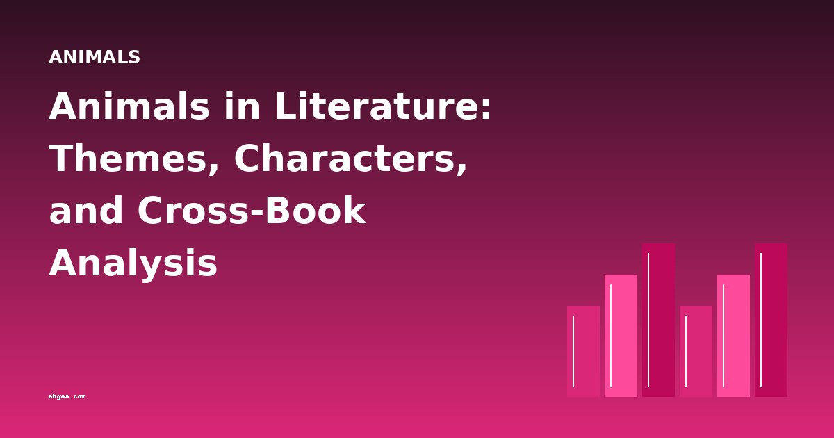 Animals in Literature: Themes, Characters, and Cross-Book Analysis