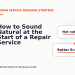 How to Sound Natural at the Start of a Repair Service Message