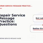 Repair Service Message Practice: Questions and Answers